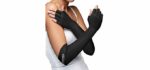 Copper Compression Long Arthritis Gloves - Guaranteed Highest Copper Content. Best Copper Infused Extra Long Fit Glove for Women + Men Carpal Tunnel Computer Typing Support Hands Wrist 1 Pair (Medium)