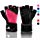 RIMSports Wrist Wrap Gloves for Gym Workout - Premium Weight Lifting Gloves for Gym Equipment - Best Gym Gloves - Ideal for Gym Weights Equipment Power Lifting (Pink L)