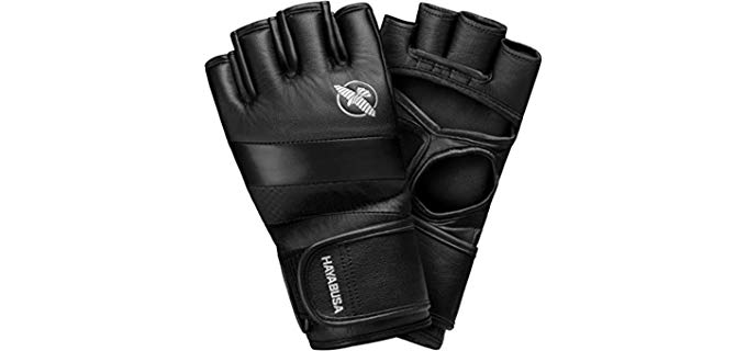 Hayabusa T3 4oz Pro Style MMA Gloves - Black, Small