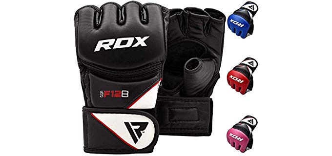 RDX Unisex Leather - Kickboxing Gloves
