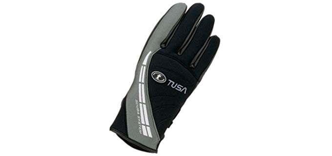 Tusa DG-5100 2mm Warm Water Glove with Suede Palm for Scuba Diving (SM)