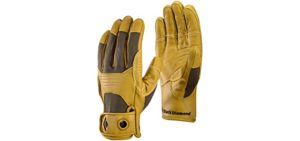 Black Diamond Transition Climbing Gloves, Natural, Medium