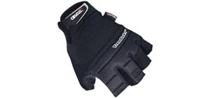 Cestus Vibration Series TrembleX-5 Neoprene Polychloroprene Anti-Vibration Glove, Work, X-Large, Black (Pack of 1 Pair)