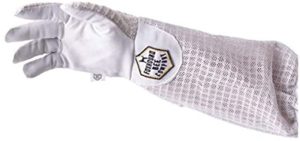 Premium Beekeeping Gloves with Fully Ventilated 3 Layer Mesh Sleeve and Hand with Goat Skin Leather Palm for Men and Woman to Protect a Beekeeper from Honey Bee Stings (2XL)