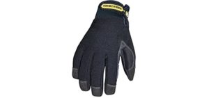 Youngstown Glove 03-3450-80-M Waterproof Winter Plus Performance Glove Medium, Black