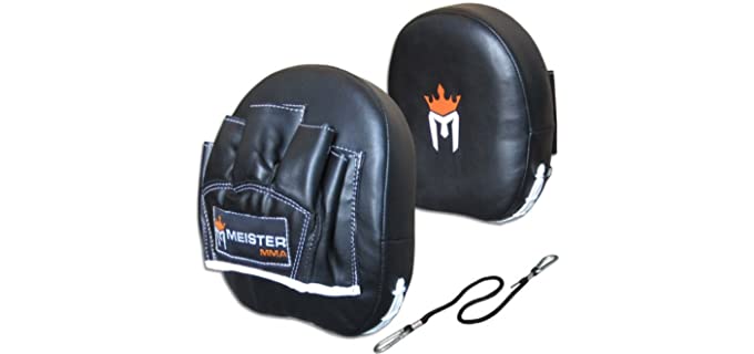 Contour Padded Target Punch Mitts (Pair) for MMA & Boxing