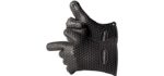 Cuisinart CGM-520 Heat Resistant Silicone Gloves, Black (2-Pack)