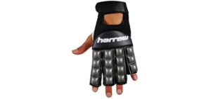 Harrow Field Hockey Glove, Large, Grey/Black