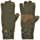 Winter CC Quad Touch Screen Smart Cellphone Finger Tips Warm Soft Gloves (Leopard New Olive)