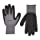 AmazonCommercial 13G Nylon & Nitrile Gloves (Grey/Black), Size L, 3 Pairs