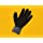 AmazonCommercial 13G Nylon & Nitrile Gloves (Grey/Black), Size L, 3 Pairs