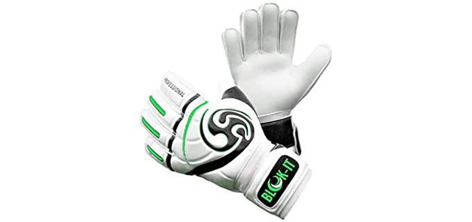 Blok-IT Unisex Fingersave Design - Gloves for Goalkeepers