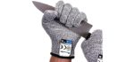 Dowelife Unisex Dexterity - Kitchen Cut Resistant Dexterous Gloves