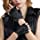 Fioretto Womens Driving Leather Gloves Fingerless Gloves Italian Genuine Goatskin Leather Half Finger Gloves Unlined Black
