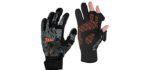 KastKing Unisex Mountain Mist - Fishing Gloves