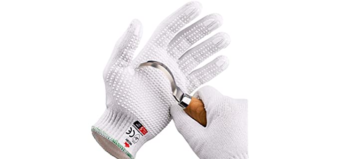 NoCry Unisex work Gloves - Cut Resistant Work Gloves