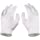 NoCry Cut Resistant Protective Work Gloves with Rubber Grip Dots. Tough and Durable Stainless Steel Material, EN388 Certified. 1 Pair. White, Size Large