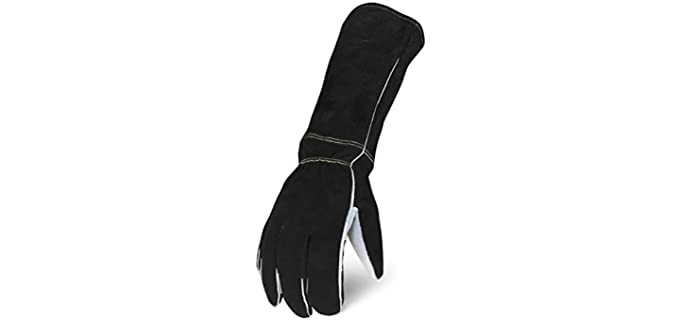 IRONCLAD Welding Leather Gloves MIG TIG STICK GRAIN, Palm Reinforcements, Fleece or Cotton Lining, Foam Insulation, Multi Options Cow, Elkskin, Buffalo, Sized S/M/L/XL, Great Fit