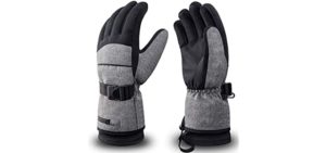 RIVMOUNT Winter Ski Gloves Men Women Waterproof 3M Thinsulate Gloves Snowboard Snowmobile Cold Weather Gloves RSG601