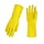 Vgo 10-Pairs Reusable Household Gloves, Rubber Dishwashing gloves, Extra Thickness, Long Sleeves, Kitchen Cleaning, Working, Painting, Gardening, Pet Care (Size M, Yellow, HH4601)