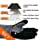 WZQH 16 Inches,932℉,Leather Forge Welding Gloves, with Kevlar Stitching Heat/Fire Resistant,Mitts for BBQ,Oven,Grill,Fireplace,Tig,Mig,Baking,Furnace,Stove,Pot Holder,Animal Handling Glove.Black-Gray