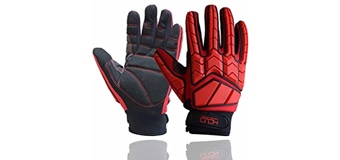 Handylandy Men's SBR - Anti Vibration Gloves