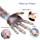 Bangbreak Copper Arthritis Compression Gloves, High Copper Infused Compression Gloves for Men and Women, Pain Relief and Healing for Arthritis, Carpal Tunnel, Typing and Daily Work (Medium)