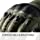 FREETOO Knuckle Tactical Gloves for Men Green Military Gloves for Shooting Airsoft Paintball Motorcycle Climbing and Heavy Duty Work (Medium)