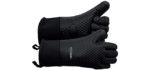 Geekhom Unisex Heat Resistant - Comfortable Grill Gloves