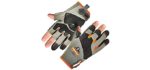 ProFlex 720 Framer Work Glove, High Dexterity, Padded Palm, Medium