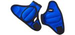ProsourceFit Weighted Gloves - Blue