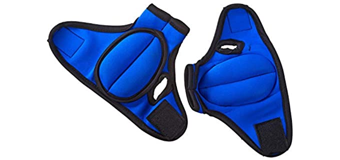 ProsourceFit Weighted Gloves - Blue