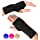 Sparthos Wrist Support Sleeves (Pair) - Medical Compression for Carpal Tunnel and Wrist Pain Relief - Wrist Brace for Men and Women (X-Large, Midnight Black)