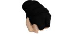 Title Weighted Gloves, Black, 3 lbs