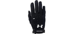 Under Armour Women's Illusion Lacrosse Field Glove Black Size Medium