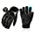Vgo 1-Pair Heavy-Duty Synthetic Leather Work Gloves, Impact Protection Mechanic Gloves, Rigger Gloves, High Dexterity, Vibration Reduction, Touchscreen Capable (Size M, Black, SL8849)