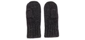 Dachstein Woolwear Wool Mittens (8.0, Black)