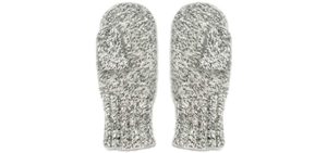 Dachstein Woolwear 4 Ply Extreme Warm 100% Austrian Boiled Wool Alpine Mittens in Natural Grey (8.0)