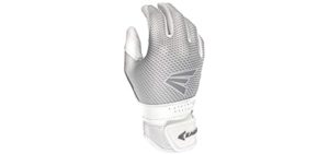 EASTON HYPERLITE Fastpitch Softball Batting Gloves | Pair | Womens | Small | White | 2020 | Flexible & Lightweight Sublimated Design | Durable 2 Piece Palm | Comfort Neoprene Band Strap