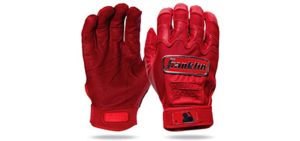 Franklin Sports CFX Pro Full Color Chrome Series Batting Gloves CFX Pro Full Color Chrome Batting Gloves, Red, Adult Large