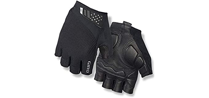 Giro Monaco II Gel Men's Road Cycling Gloves - Black (2021), Medium