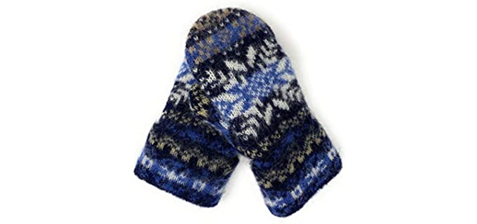 Warm Women Knit Mittens 