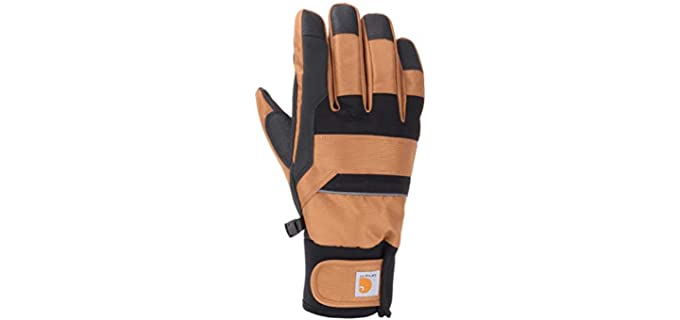 Carhartt Men's Flexer Glove, brown/black, L
