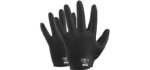 Full Finger Black Rowing Gloves with Non-Slip Grip Ideal for Paddling, Sailing, Fishing, Kayaking, Boating and More (L (Fits 7.5”-8”))