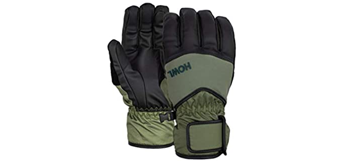 HOWL Men's Union Snow Glove (Green, Small)