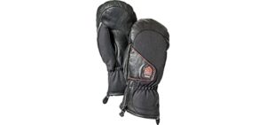 Hestra Power Heater Electric Ski Mitten - Black - 9