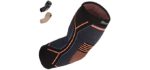 Kunto Fitness Products Unisex Elbow Brace - Compression Support Sleeve