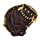 Mizuno Franchise Baseball Catcher's Mitt, Coffee/Silver, 33.5-Inch, Left Hand Throw