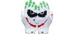 Repster Football Gloves - Tacky Grip Skin Tight Adult Football Gloves - Enhanced Performance Football Gloves Men - Jester Pro Elite Super Sticky Receiver Football Gloves - Adult Sizes (X-Large)