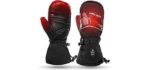 Snow deer Unisex Touchscreen Compatible - Electric Heated Mittens